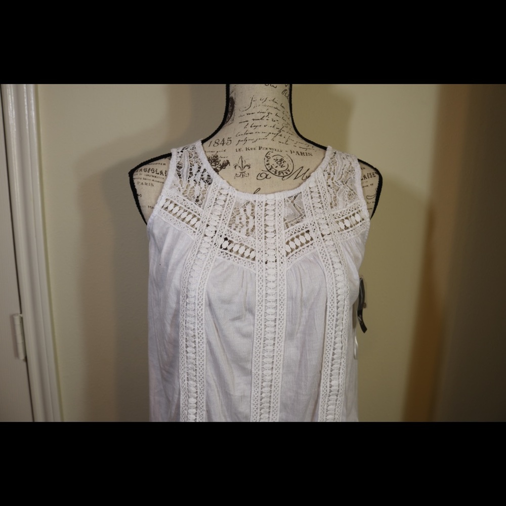 New with tags crotchet high neck tank top small